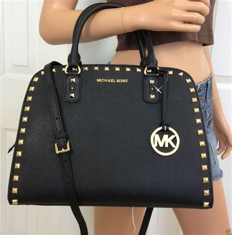 michael kors large soft leathe purse|Michael Kors outlet black purse.